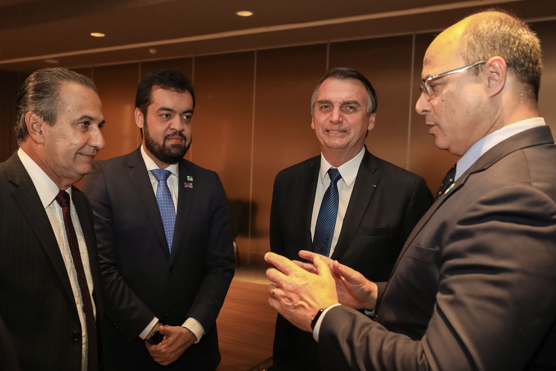 Bolsonaro almoo com participantes do encontro do conselho interdenominacional de ministros evanglicos do brasil cimeb 47534406822 o