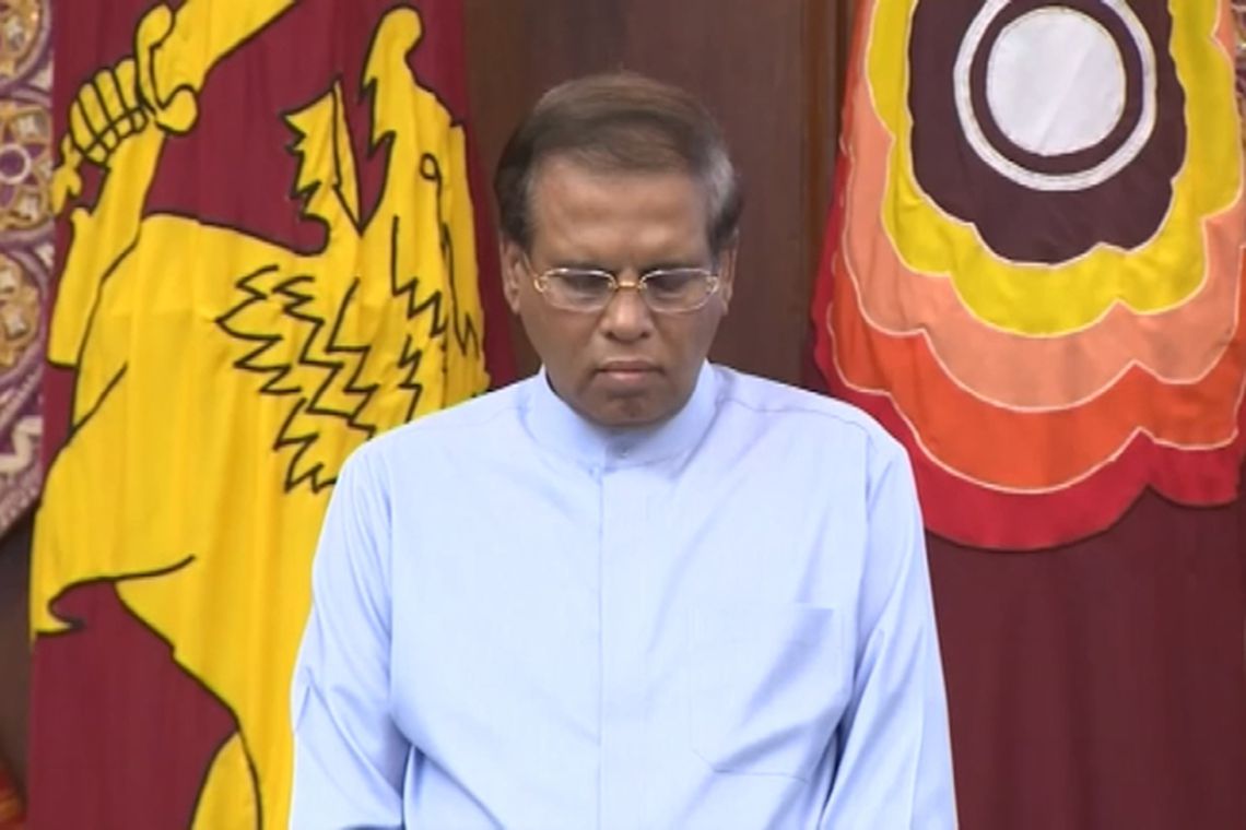 Sri lanka blasts president 1